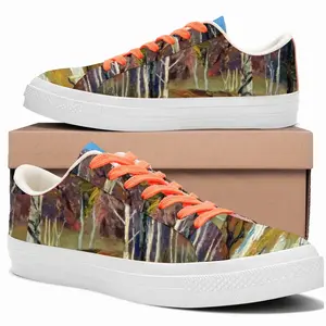 Men Spring Landscape Nature Low Top Canvas Shoes