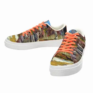 Men Spring Landscape Nature Low Top Canvas Shoes