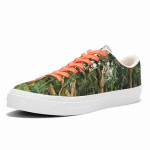 Men Blooming Apple And Pear Trees Low Top Canvas Shoes