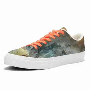 Men Shipwreck In A Storm Low Top Canvas Shoes