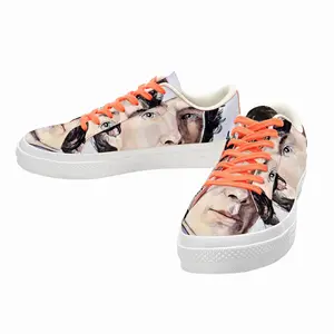 Men A Portrait Of Benedict Cumberbatch Low Top Canvas Shoes