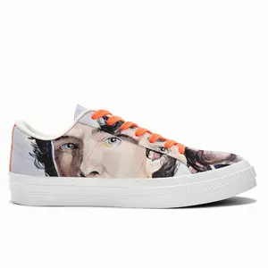 Men A Portrait Of Benedict Cumberbatch Low Top Canvas Shoes