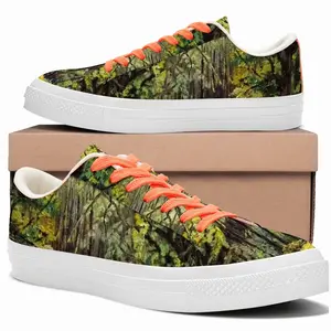 Men Botanical Garden In Moscow Low Top Canvas Shoes