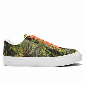 Men Botanical Garden In Moscow Low Top Canvas Shoes