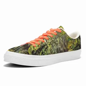 Men Botanical Garden In Moscow Low Top Canvas Shoes