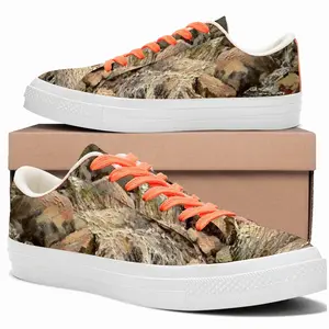 Men Rocky River Realism Impressionism Low Top Canvas Shoes