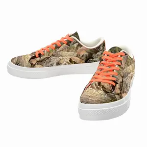 Men Rocky River Realism Impressionism Low Top Canvas Shoes