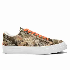 Men Rocky River Realism Impressionism Low Top Canvas Shoes