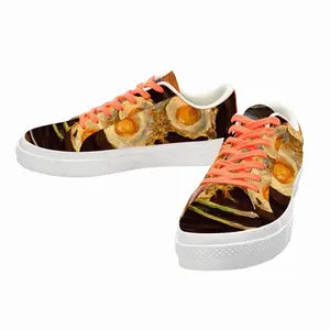 Men Fried Eggs Modern Low Top Canvas Shoes