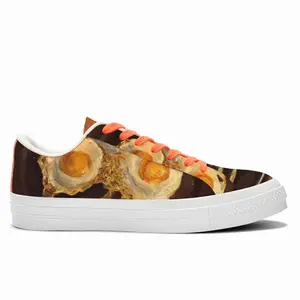 Men Fried Eggs Modern Low Top Canvas Shoes