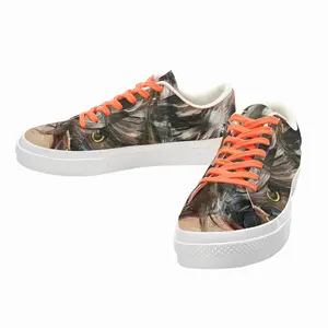 Men Female Violence Low Top Canvas Shoes