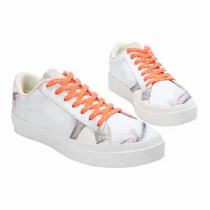 Men White Doberman Low Top Canvas Shoes