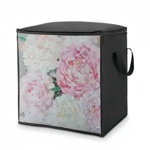 Large Peony Palette Knife Quilt Storage Bag