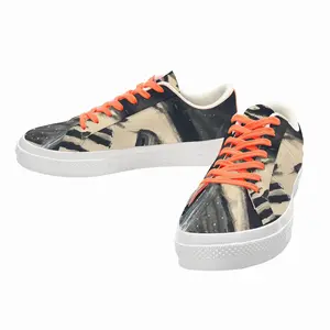 Men Piano Low Top Canvas Shoes