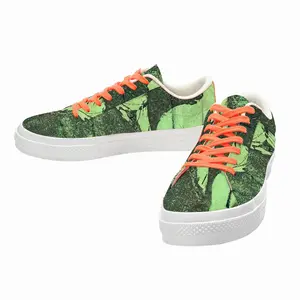 Men Violette Morris Green Low Top Canvas Shoes