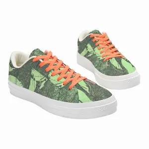 Men Violette Morris Green Low Top Canvas Shoes