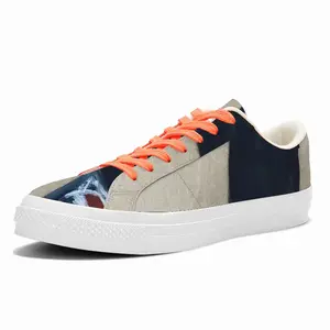 Men Pepsi Low Top Canvas Shoes