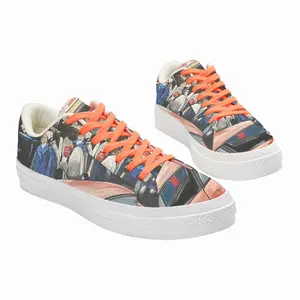 Men First Mcdonalds In Russia Low Top Canvas Shoes