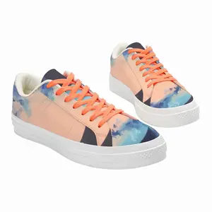 Men Circle Of Life Low Top Canvas Shoes