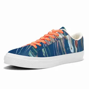 Men Jellies Below Low Top Canvas Shoes