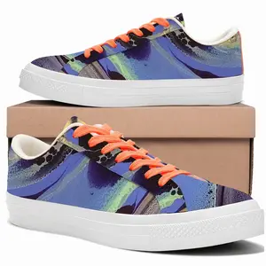 Men Purple Moments Low Top Canvas Shoes