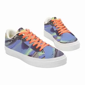 Men Purple Moments Low Top Canvas Shoes