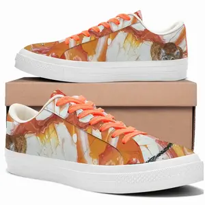 Men Surrounded Low Top Canvas Shoes