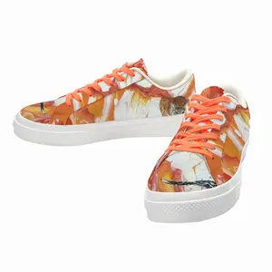 Men Surrounded Low Top Canvas Shoes