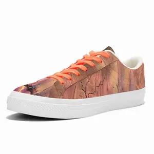 Men Chocolate Sunrise Low Top Canvas Shoes