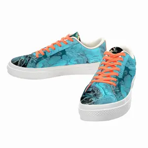 Men Caribbean Beaches Low Top Canvas Shoes