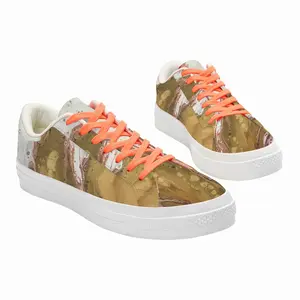 Men Gold Poppy Low Top Canvas Shoes