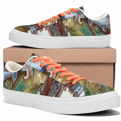 Men Water Slide Low Top Canvas Shoes