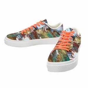 Men Water Slide Low Top Canvas Shoes