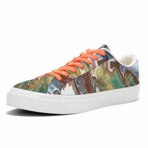 Men Water Slide Low Top Canvas Shoes