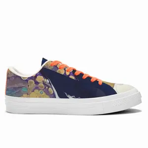 Men River Runs Through It Low Top Canvas Shoes