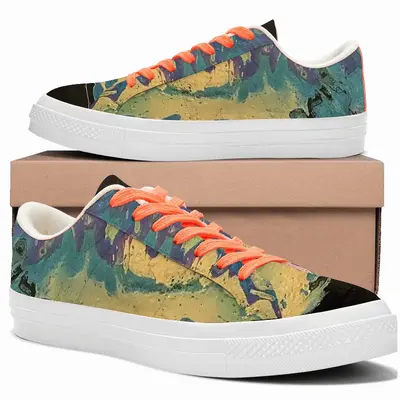 Men Nighttime Lava Low Top Canvas Shoes