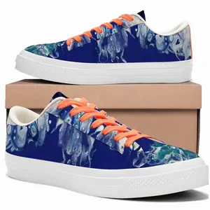 Men Ocean Love Low Top Canvas Shoes