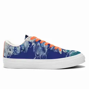 Men Ocean Love Low Top Canvas Shoes