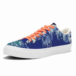 Men Ocean Love Low Top Canvas Shoes