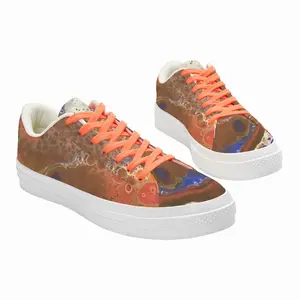 Men Tropical Fish Low Top Canvas Shoes