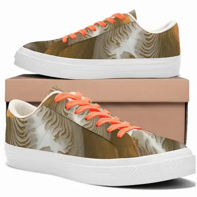 Men Half Shell Low Top Canvas Shoes