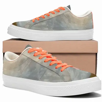 Men Expressive Sky Low Top Canvas Shoes