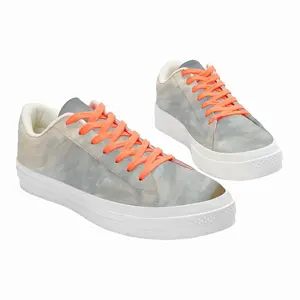 Men Expressive Sky Low Top Canvas Shoes