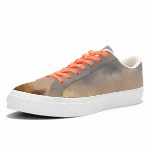 Men Red Tin Roof A House Over The Hill Low Top Canvas Shoes