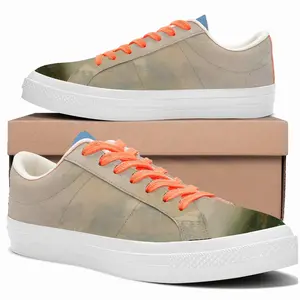 Men Green Landscape No3 Low Top Canvas Shoes