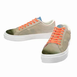 Men Green Landscape No3 Low Top Canvas Shoes