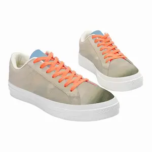 Men Green Landscape No3 Low Top Canvas Shoes