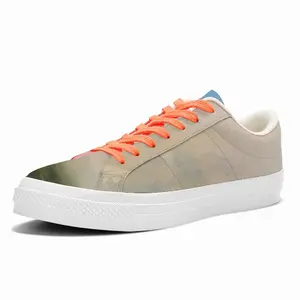 Men Green Landscape No3 Low Top Canvas Shoes