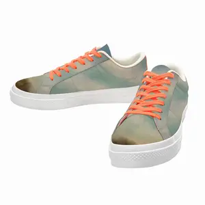 Men Atmospheric Landscape No2 Low Top Canvas Shoes