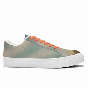 Men Atmospheric Landscape No2 Low Top Canvas Shoes